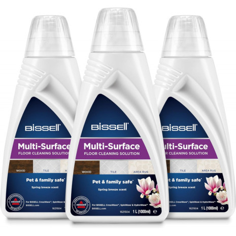 Bissell MultiSurface Detergent Trio Pack