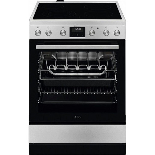 Akcija! AEG 5000.sērijas SurroundCook stikla keramikas plīts, 59.6cm, nerūsējoša tērauda