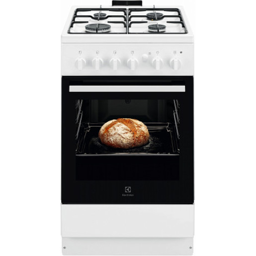Akcija! Electrolux gāzes plīts, 50cm, balta