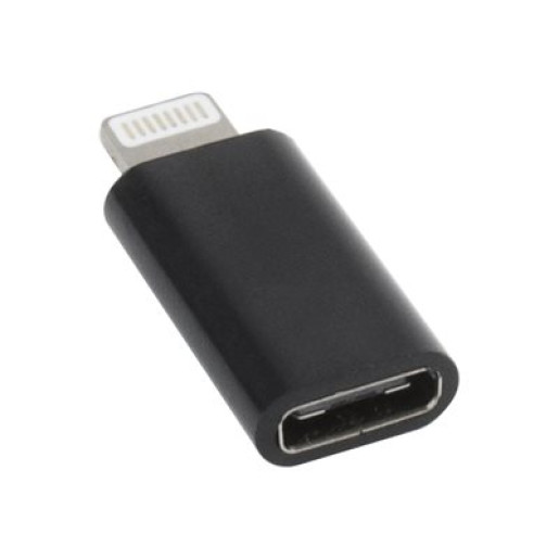 Gembird USB Type-C adapter (CF/8pin M), Black
