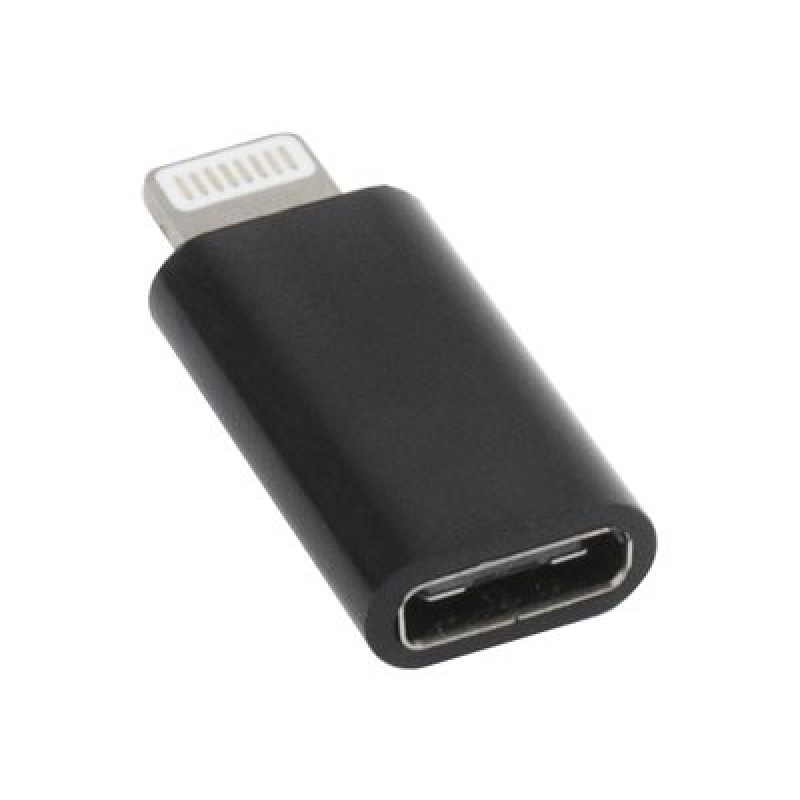 Gembird USB Type-C adapter (CF/8pin M), Black