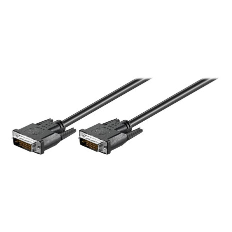Goobay DVI-D FullHD cable Dual Link, nickel plated