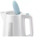 PHILIPS tējkanna 1.7 l, balts/zils