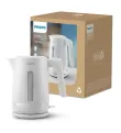 Jaunums! PHILIPS 3000. sērijas Basic tējkanna, 1.7L, balta