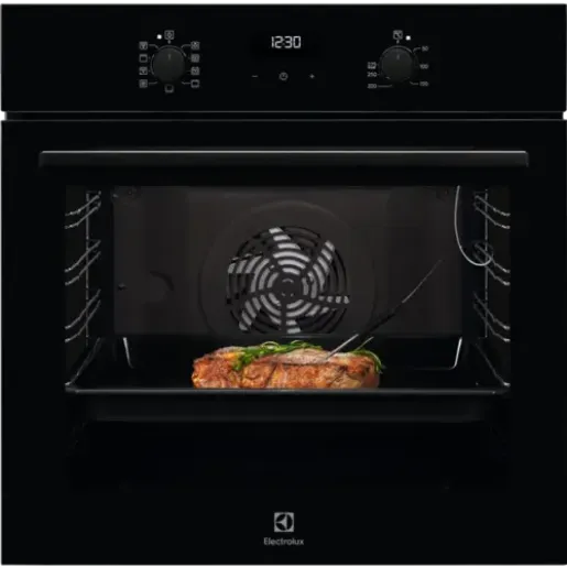 Akcija! Electrolux cepeškrāsns, iebūv., 72 l, melna