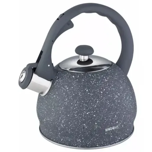Kinghoff Tradicionālā tējkanna, 2l, pelēka marmora, KH 1405