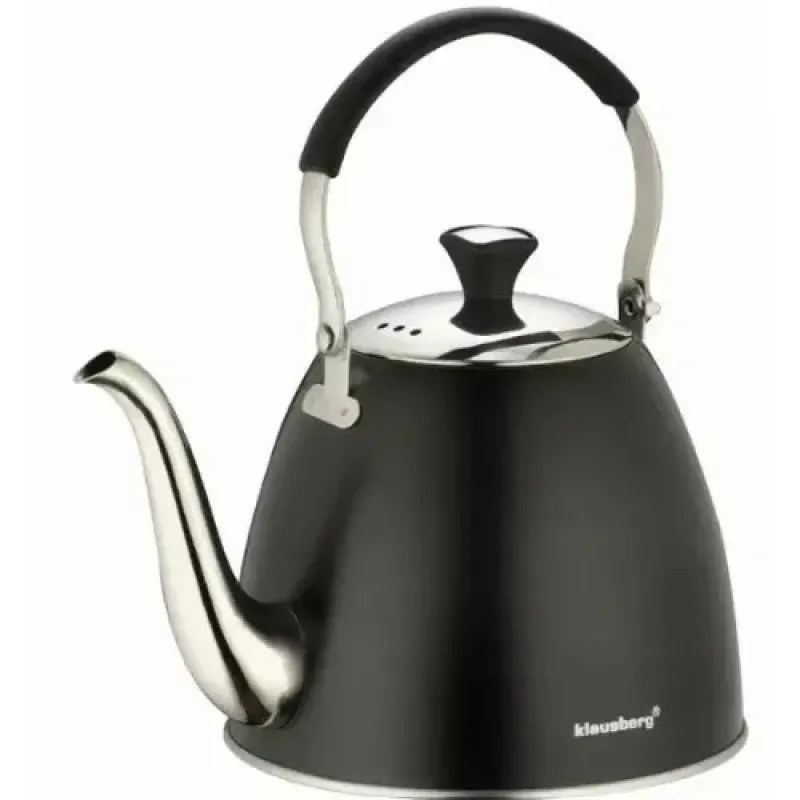 Klausberg Tējkanna, ar infūziju, 1.1l, melns, KB 7570