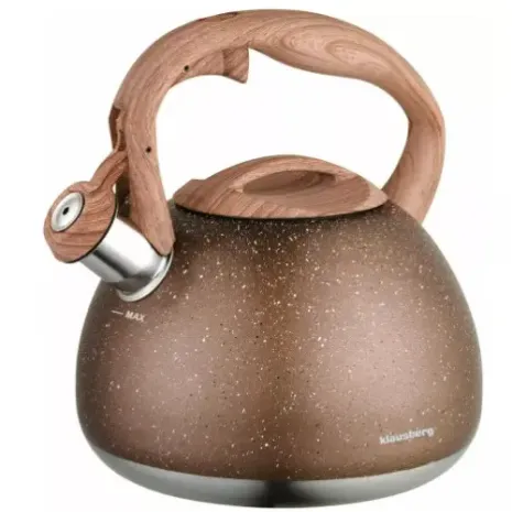 Klausberg Tradicionālā tējkanna 2,8l, brūna marmora, KB 7510