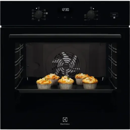 Akcija! Electrolux cepeškrāsns, iebūv., melna