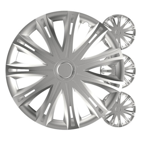 Auto rumbas 4pcs komplekts Spark sudraba 14
