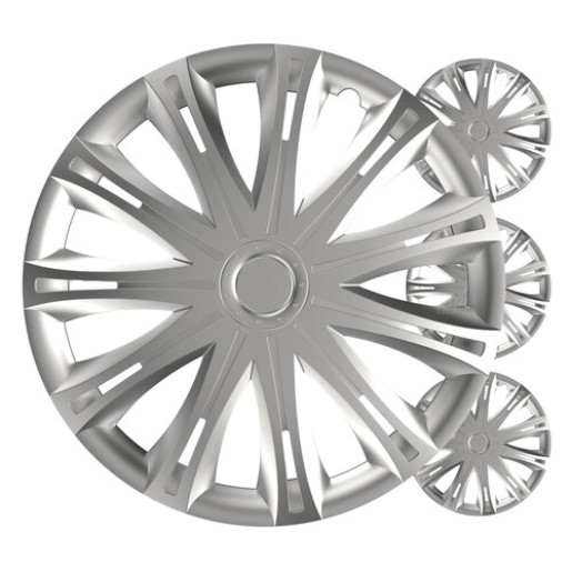 Auto rumbas 4pcs komplekts Spark sudraba 15
