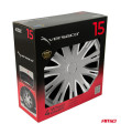 Auto rumbas 4pcs komplekts Spark sudraba 15