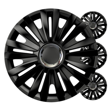 Auto rumbas 4pcs komplekts Royal Black 16