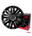 Auto rumbas 4pcs komplekts Royal Black 16