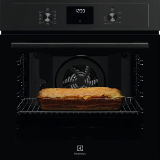 Akcija! Electrolux cepeškrāsns, iebūv., 72L, melna