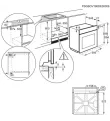 Akcija! Electrolux cepeškrāsns, iebūv., 72L, melna