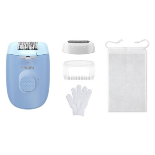 Jaunums! PHILIPS 4000. sērijas epilators ar vadu, zils