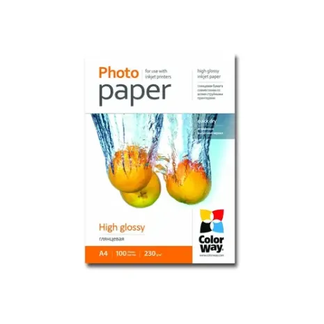 ColorWay 230 g/m², A4, High Glossy Photo Paper