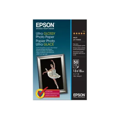 Epson Ultra Glossy Photo Paper 300 g/m², 13 x 18 cm