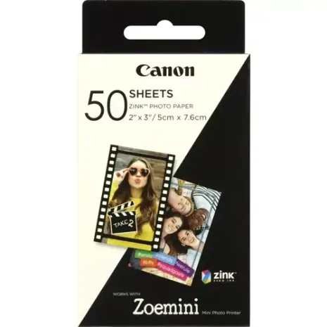 Canon ZP-2030, 50 sheets, White, 5 x 7.6 cm, Photo Paper