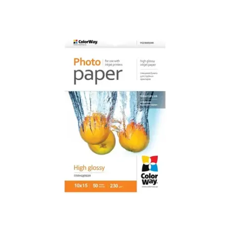 ColorWay 230 g/m², 10x15, High Glossy Photo Paper