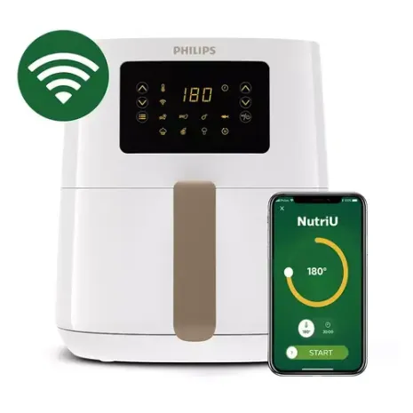 Akcija! Philips karstā gaisa katls, 1400W, balts