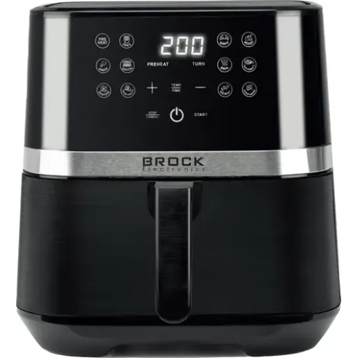 BROCK digitālais gaisa fritieris, 6,5L, 220-240V, ~50Hz, 1800W