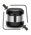 TEFAL taukvāres katls, 1.8l, melns/ sudraba
