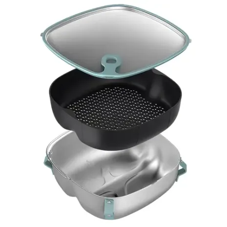 Jaunums! Philips karstā gaisa katla XXL piederums, “2 vienā” tvaicēšanai / cepšanai maisot