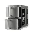 Ninja karstā gaisa katls Double Stack XL, 9.5l, 2470W, pelēka