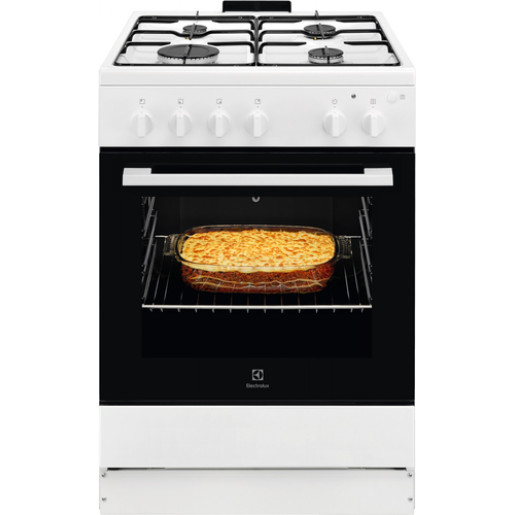 Akcija! Electrolux gāzes plīts ar gāzes cepeškrāsni, 60cm