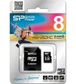 Silicon Power 8 GB MicroSDHC, SD adapter 