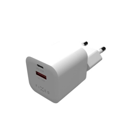 Fixed Mini USB-C/USB Travel Charger 20W (FIXC20M-CU-WH)