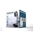 Gembird TA-WPC10-LEDFAN-01 Desktop Fan With Lamp And Wireless Charger