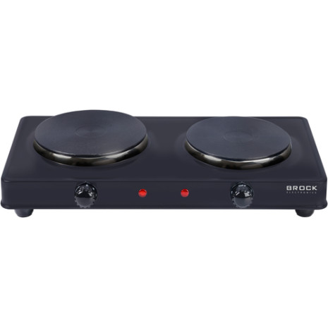 Divriņķu elektriskā plītiņa BROCK EP 200 BK, 2500W 1000+1500 W