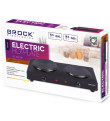 Divriņķu elektriskā plītiņa BROCK EP 200 BK, 2500W 1000+1500 W
