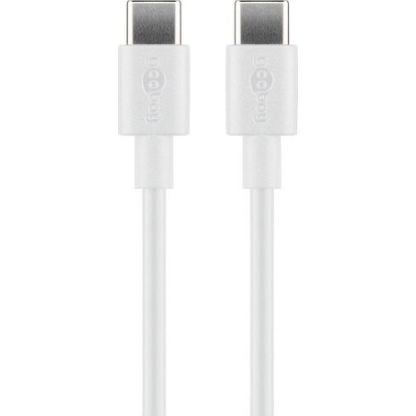 Goobay USB-C,Charging and Sync Cable, 2 m, white (51244)