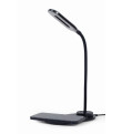 Gembird TA-WPC10-LED-01 Desk lamp with wireless charger, Black