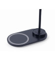 Gembird TA-WPC10-LED-01 Desk lamp with wireless charger, Black