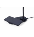Gembird TA-WPC10-LED-01 Desk lamp with wireless charger, Black