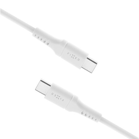 Fixed Liquid Silicone Cable USB-C/USB-C, 2m, 60W (FIXDLS-CC2-WH)
