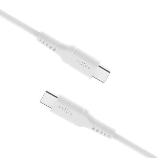 Fixed Liquid Silicone Cable USB-C/USB-C, 2m, 60W (FIXDLS-CC2-WH)