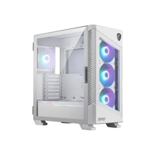 MSI MPG VELOX 100R White PC Case, Mid-Tower, USB 3.2 (MPG VELOX 100R WHITE)