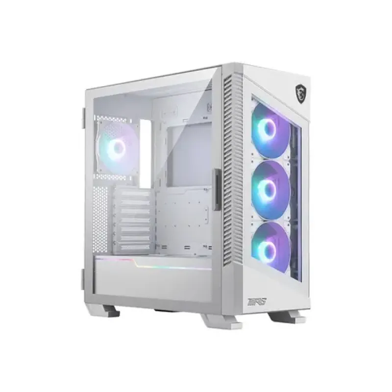 MSI MPG VELOX 100R White PC Case, Mid-Tower, USB 3.2 (MPG VELOX 100R WHITE)