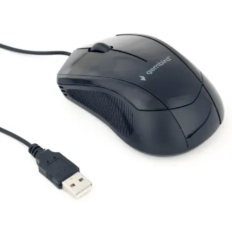 Gembird, Optical mouse, Black (MUS-3B-02)