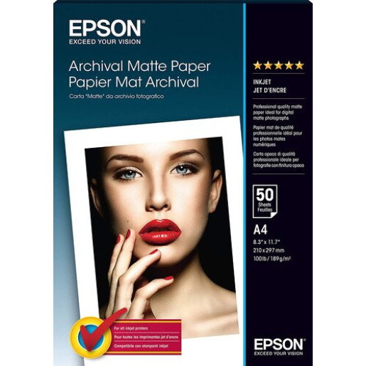 Epson Archival Matte Paper - A4 - 50 Sheets