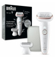  BRAUN Silk 9 epilators, komplektā uzgaļi
