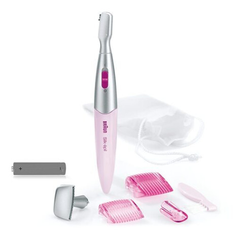BRAUN ladies trimmer, pink