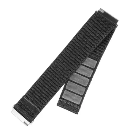 Fixed, Sporty Strap with Quick Release 20mm for Smartwatch, 160-210 mm, Dark gray, Nylon (FIXNST2-20MM-GR)