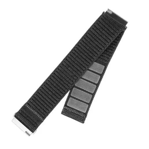 Fixed, Sporty Strap with Quick Release 20mm for Smartwatch, 160-210 mm, Dark gray, Nylon (FIXNST2-20MM-GR)